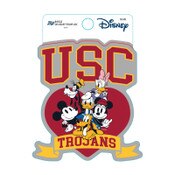 USC Trojans Heart Troop Mickey Sticker